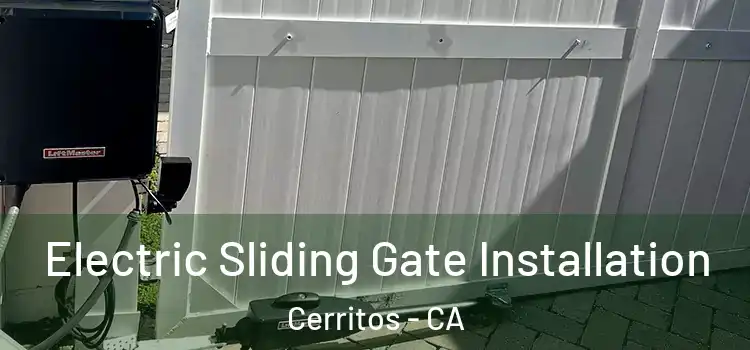 Electric Sliding Gate Installation Cerritos - CA